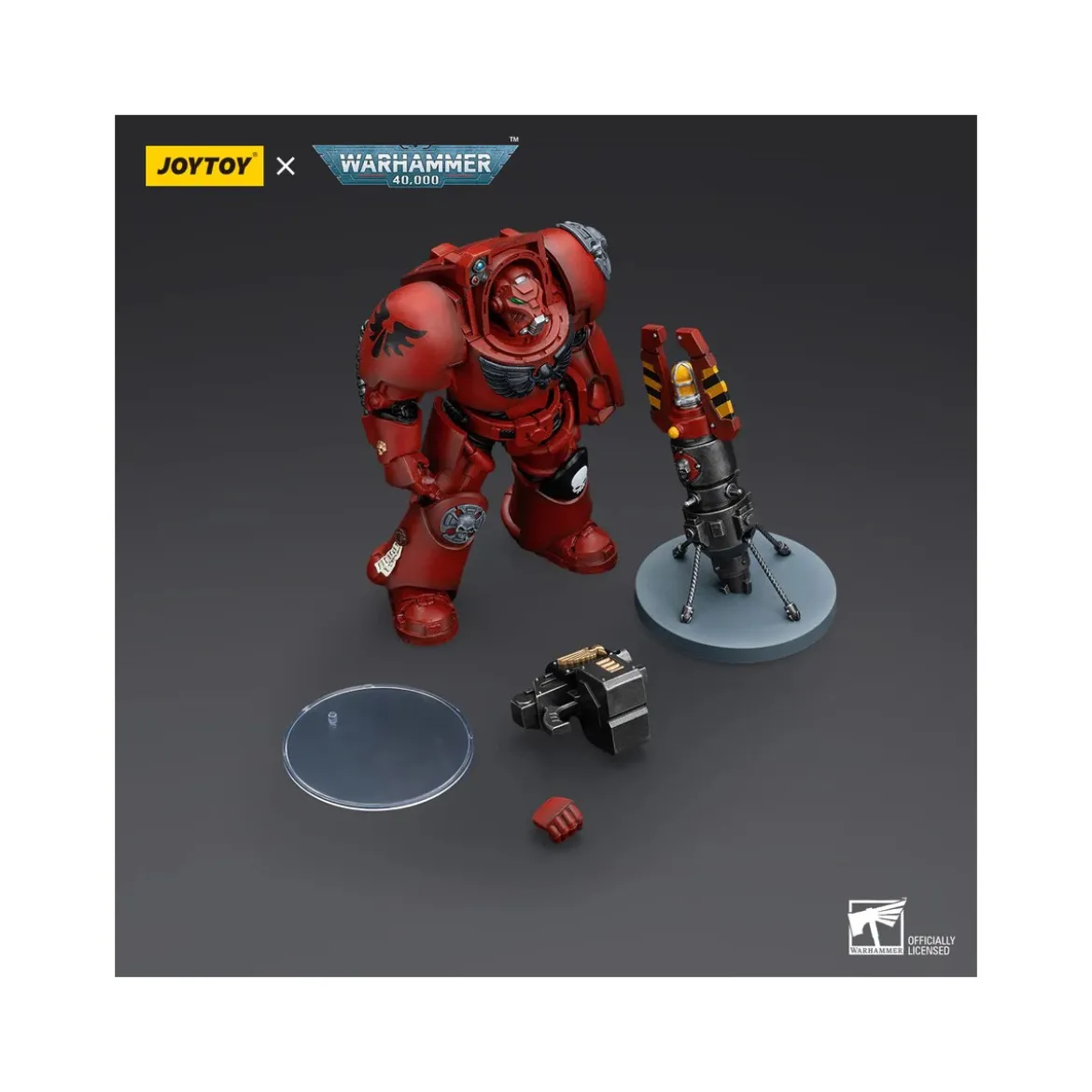 JoyToy Space Marines - Blood Angels Terminator Squad - Terminator with Teleport Homer 1/18 - Warhammer 40K