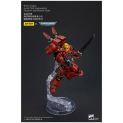 JoyToy Space Marines - Blood Angels Jump Pack Intercessors Sergeant With Plasma Pistol - 1/18 - Warhammer 40K