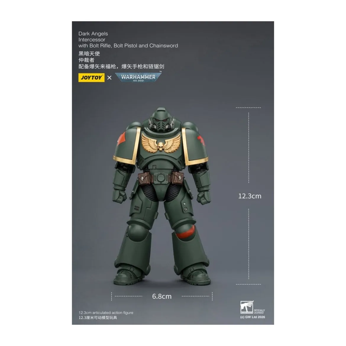 JoyToy Space Marines - Dark Angels - Intercessors 1/18 - Warhammer 40K