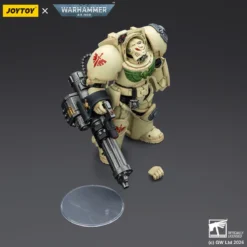 JoyToy Space Marines - Dark Angels - Deathwing Terminator 3 with Power Fist and Assault Cannon 1/18 - Warhammer 40k