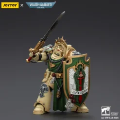 JoyToy Space Marines - Dark Angels - Deathwing Knight with Power Sword Storm Shield and teleport homer 1/18 - Warhammer 40K