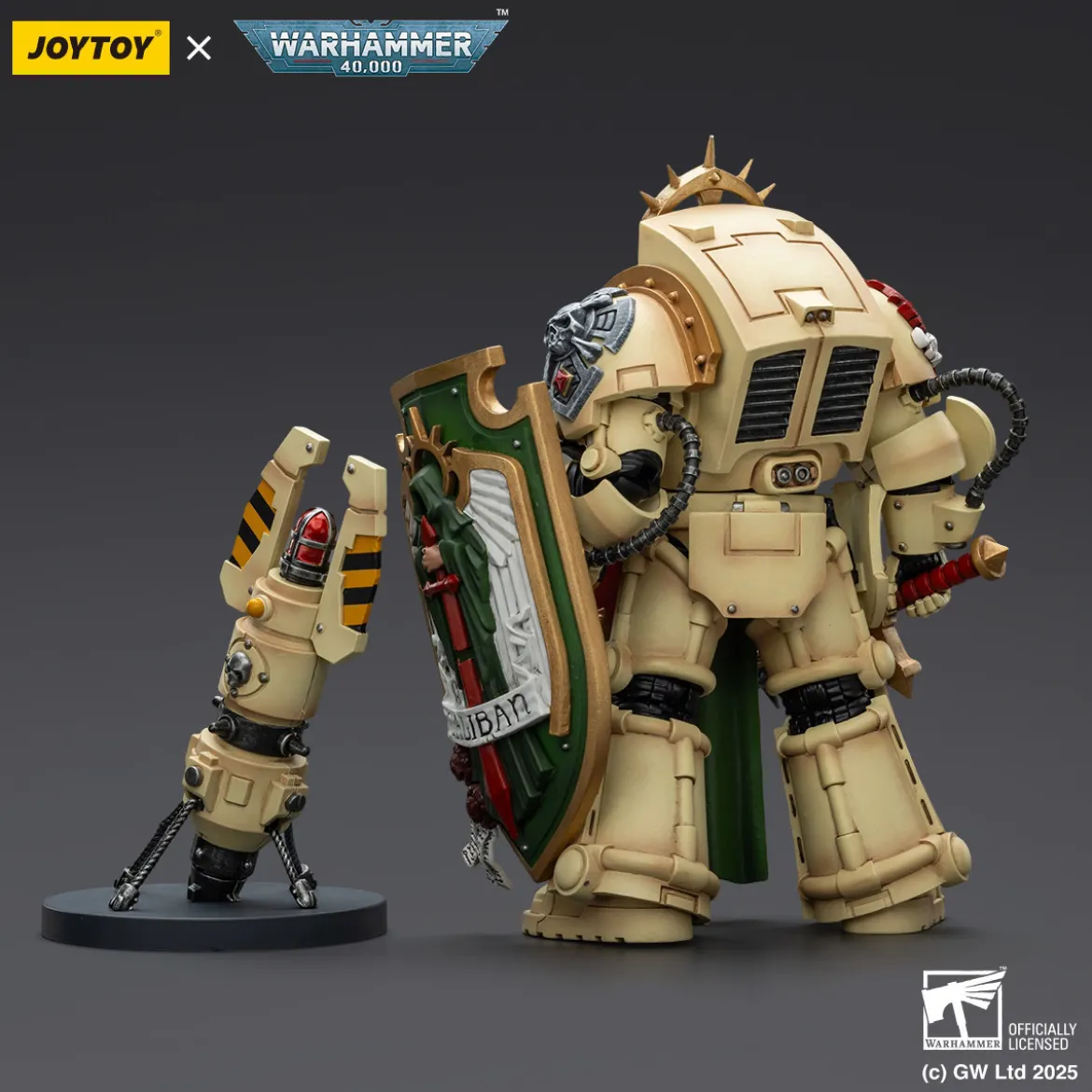 JoyToy Space Marines - Dark Angels - Deathwing Knight with Power Sword Storm Shield and teleport homer 1/18 - Warhammer 40K