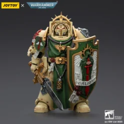 JoyToy Space Marines - Dark Angels - Deathwing Knight with Power Sword Storm Shield and teleport homer 1/18 - Warhammer 40K