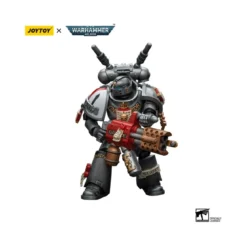 JoyToy Space marines - Grey Knights - Interceptor Squad Interceptor with Incinerator 1/18 - Warhammer 40K