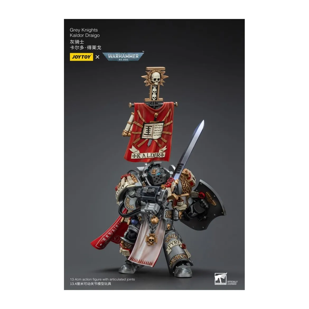 JoyToy Space marines - Grey Knights - Terminator Kaldor Draigo 1/18 - Warhammer 40K