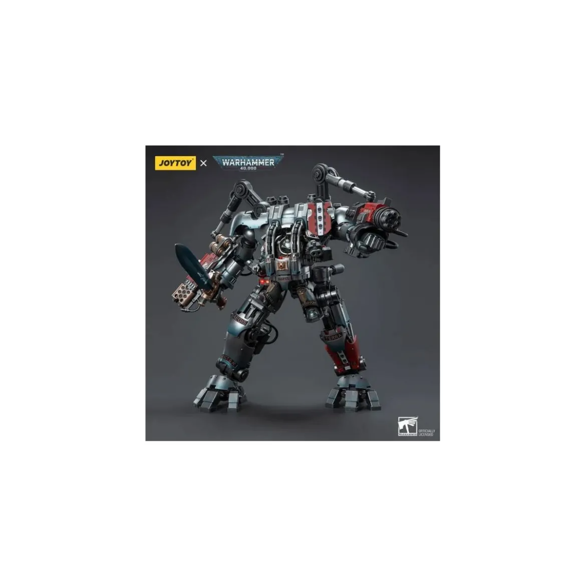 JoyToy Space marines - Grey Knights - Nemesis Dreadknight with Grey Knight 1/18 - Warhammer 40K