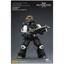 JoyToy - Space Marines II - Black Templars - Heavy Intercessor with Heavy Bolt Rifle and Bolt Pistol 1/18