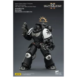 JoyToy - Space Marines II - Black Templars - Heavy Intercessor with Heavy Bolt Rifle and Bolt Pistol 1/18