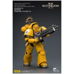 JoyToy - Space Marines II - Imperial Fists - Heavy Intercessor with Heavy Bolt Rifle and Bolt Pistol 1/18