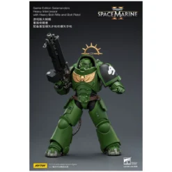 JoyToy - Space Marines II - Salamanders - Heavy Intercessor with Heavy Bolt Rifle and Bolt Pistol 1/18