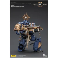 JoyToy - Space Marines II - Ultramarines - Heavy Relic Primus Armor with Heavy Relic Bolt Rifle 1/18