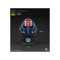 JoyToy - Space Marines II - Ultramarines Lieutenant Titus' MkX Helmet & Display Stand 1/1