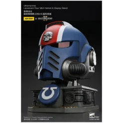 JoyToy - Space Marines II - Ultramarines Lieutenant Titus' MkX Helmet & Display Stand 1/1