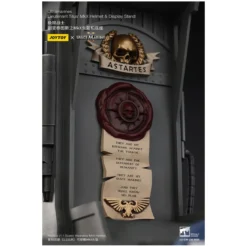 JoyToy - Space Marines II - Ultramarines Lieutenant Titus' MkX Helmet & Display Stand 1/1