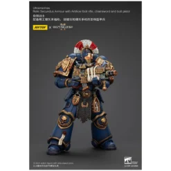 JoyToy - Space Marines II - Ultramarines Relic Secundus Armour with Artificer Bolt Rifle Chainsword and Bolt Pistol 1/18