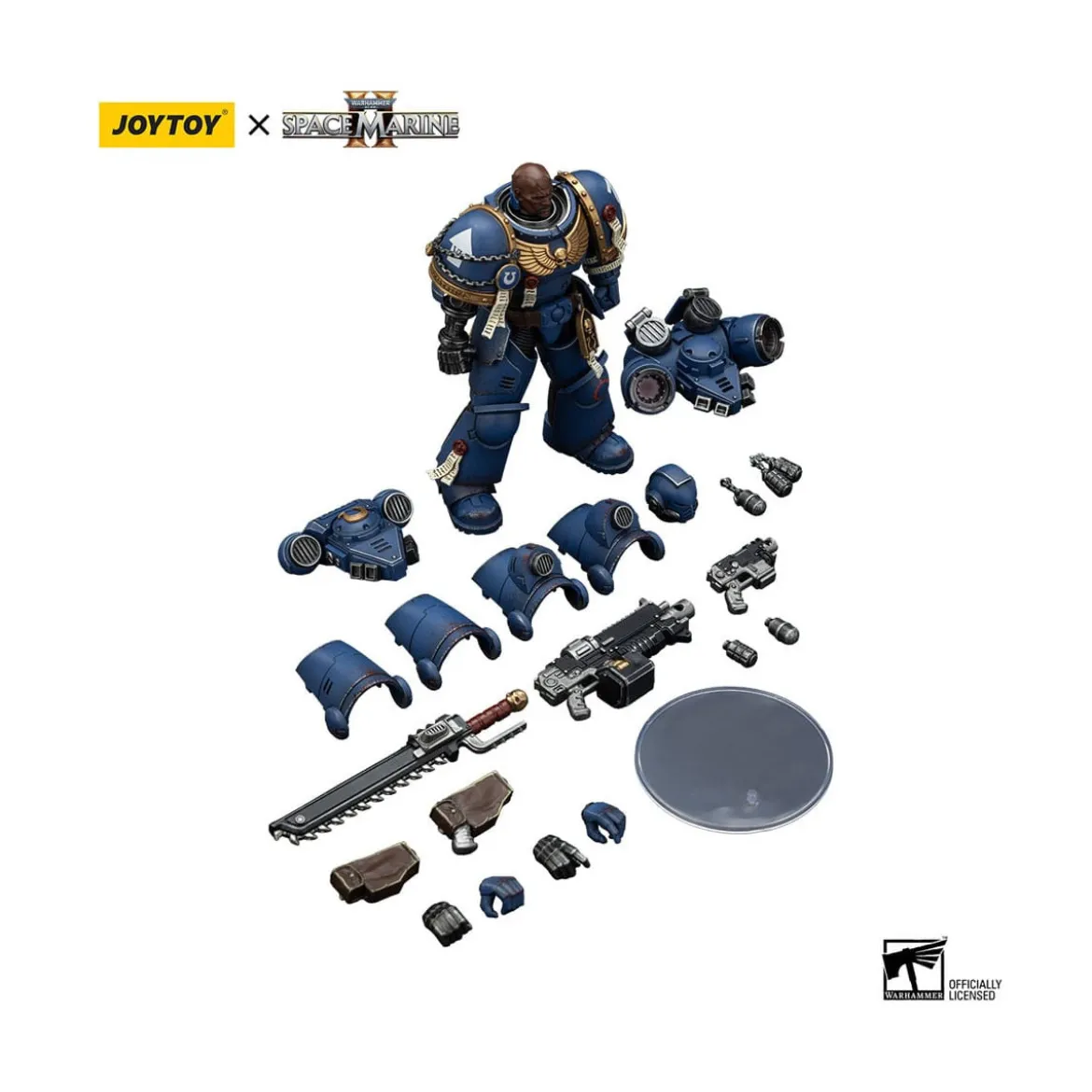 JoyToy - Space Marines II - Ultramarines Brother Chairon Collectors Edition 1/18 - Warhammer 40000