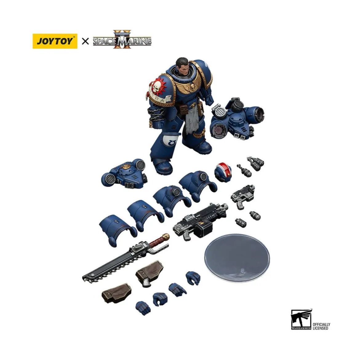 JoyToy - Space Marines II - Ultramarines Lieutenant Titus Collectors Edition 1/18 - Warhammer 40000
