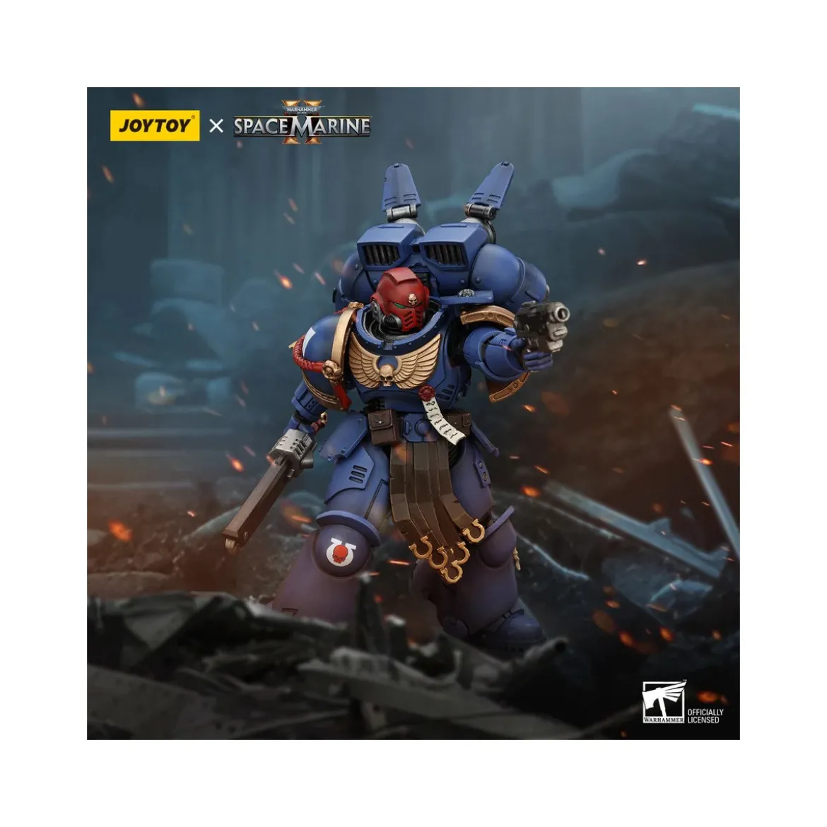 JoyToy - Space Marines II - Ultramarines Sergeant Gadriel 1/18 - Warhammer 40000
