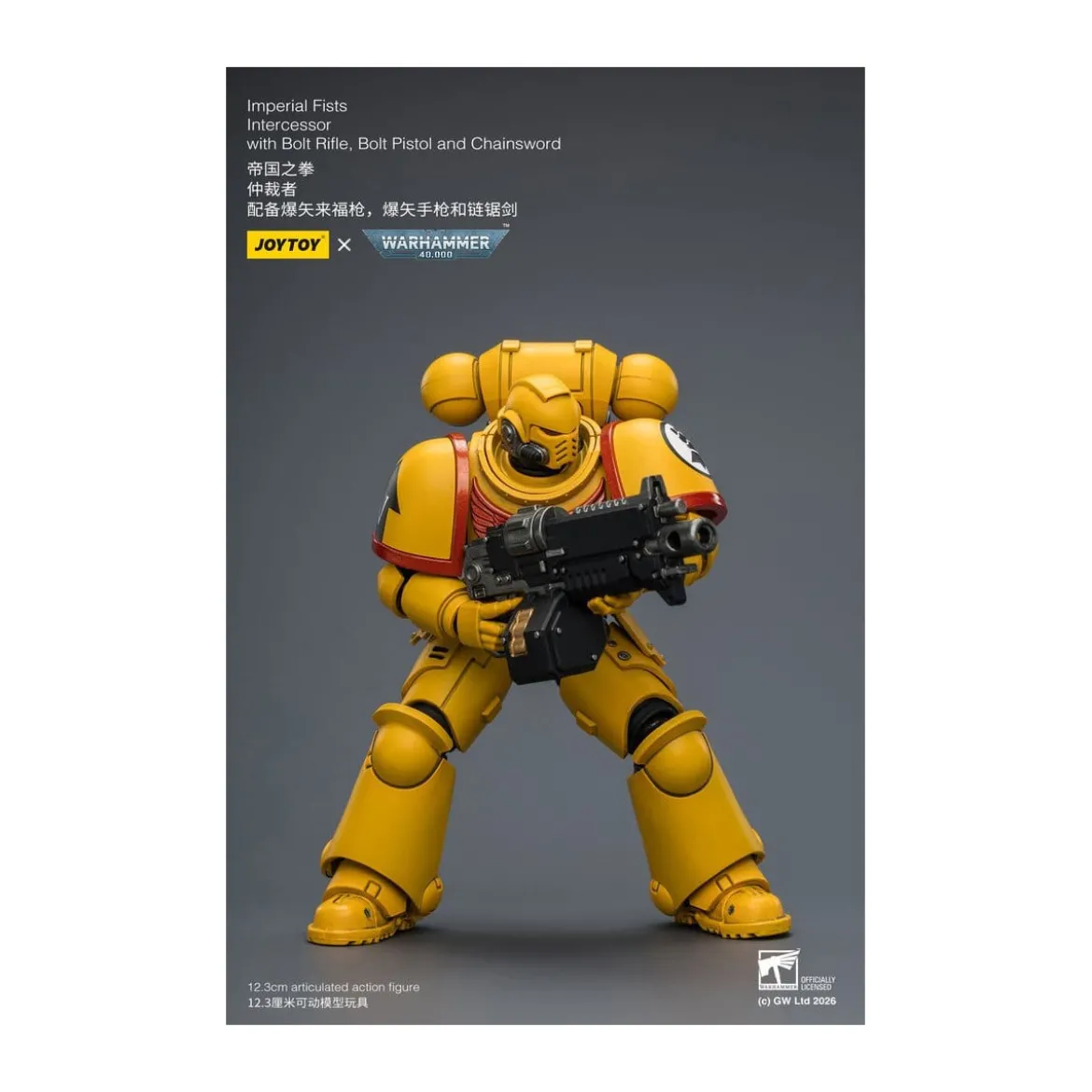 JoyToy Space Marines - Imperial Fists - Intercessors 1/18 - Warhammer 40K