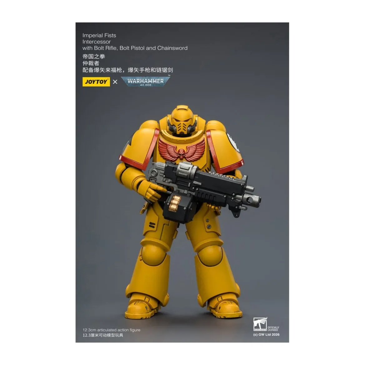 JoyToy Space Marines - Imperial Fists - Intercessors 1/18 - Warhammer 40K