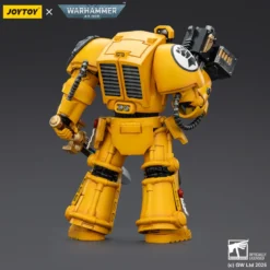 JoyToy Space Marines - Imperial Fists - Terminator 1 with Power Sword and Storm Bolter 1/18 - Warhammer 40k