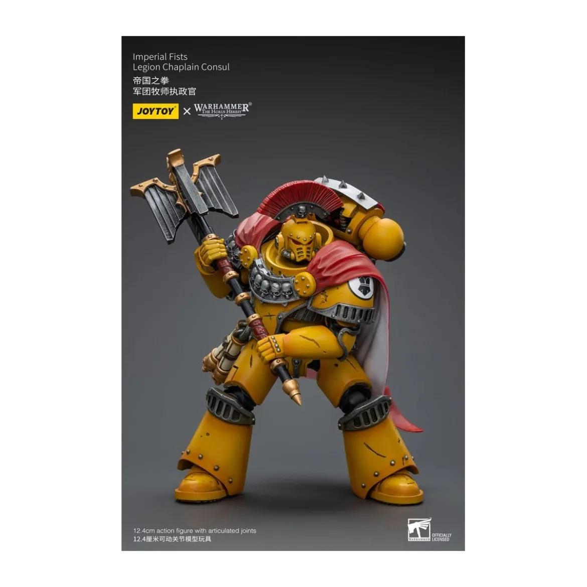 JoyToy Space Marines - Imperial Fists - Legion Chaplain Consul - 1/18 - Warhammer The Horus Heresy