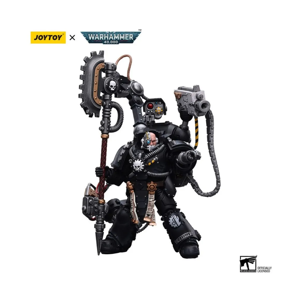 JoyToy Space Marines - Iron Hands - lron Father Feirros 1/18 - Warhammer 40K