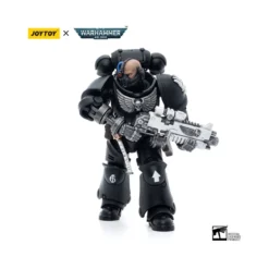 JoyToy Space Marines - Iron Hands - Intercessors Brother Gravak 1/18 - Warhammer 40K
