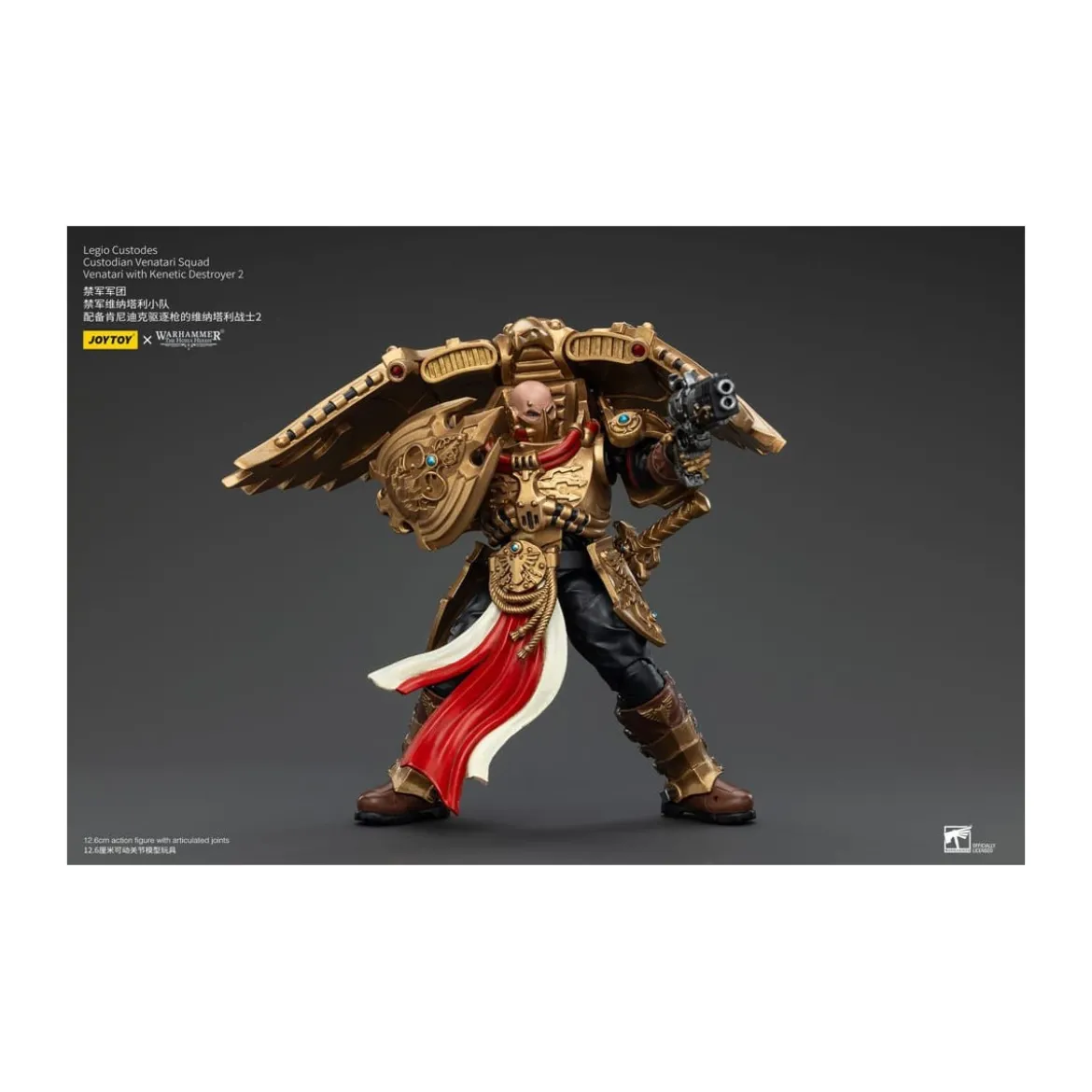 JoyToy Space Marines - Legio Custodes Custodian Venatari Squad - Venatari with Kenetic Destroyer 2