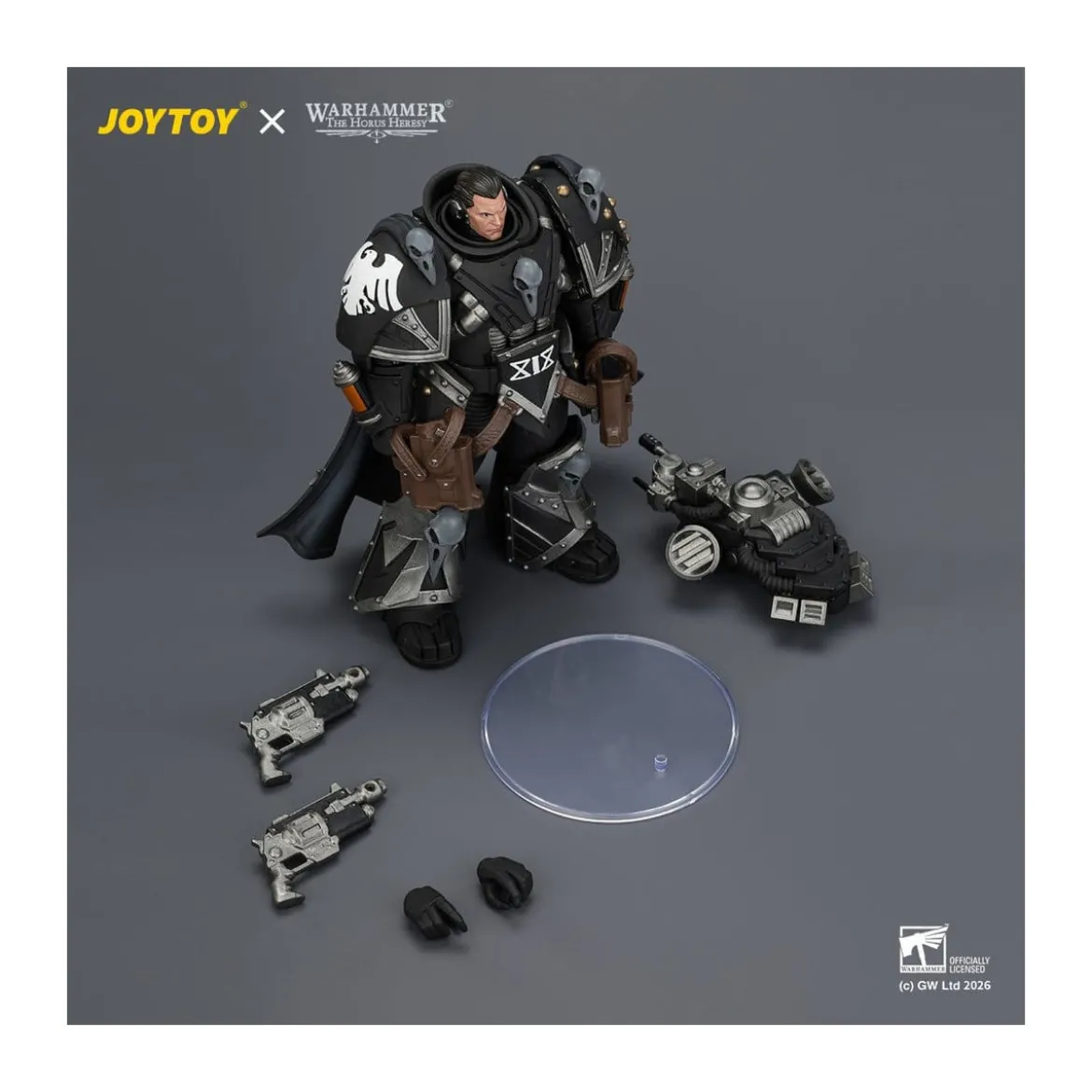 JoyToy Space Marines - Raven Guard - Kaedes Nex, the Blood Crow with Fulcrum hand cannons 1/18 - Warhammer 40k