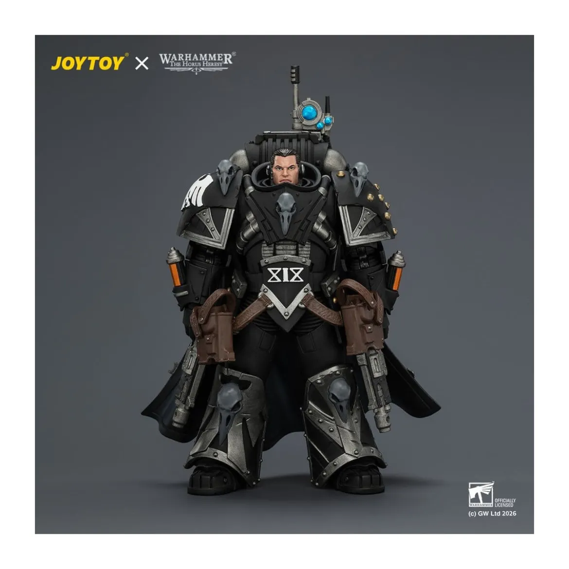 JoyToy Space Marines - Raven Guard - Kaedes Nex, the Blood Crow with Fulcrum hand cannons 1/18 - Warhammer 40k
