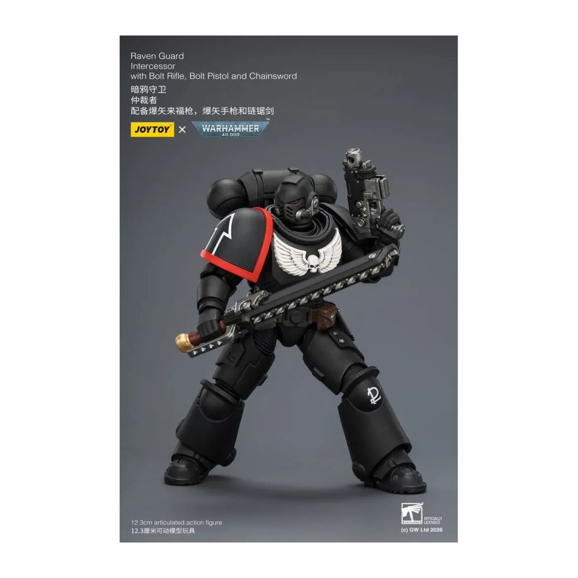 JoyToy Space Marines - Raven Guard - Intercessors 1/18 - Warhammer 40K