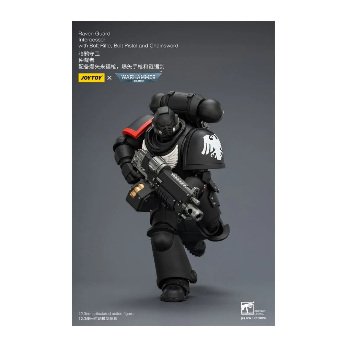JoyToy Space Marines - Raven Guard - Intercessors 1/18 - Warhammer 40K