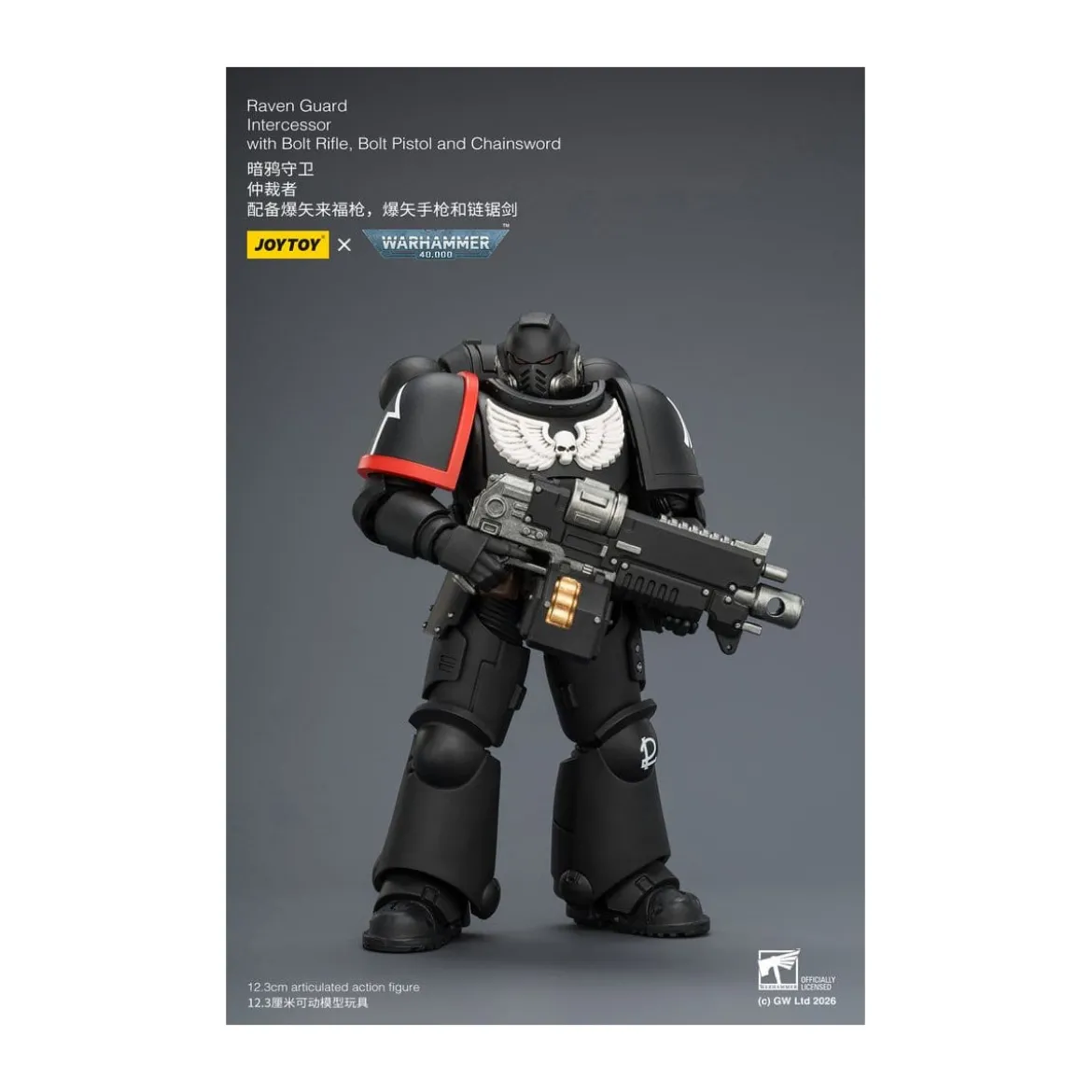 JoyToy Space Marines - Raven Guard - Intercessors 1/18 - Warhammer 40K