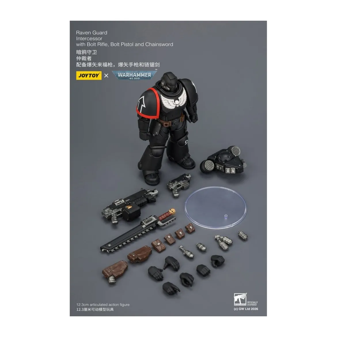 JoyToy Space Marines - Raven Guard - Intercessors 1/18 - Warhammer 40K