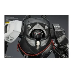 JoyToy Space Marines - Raven Guard - Contemptor Dreadnought with Gravis autocannon and Chainfist 1/18 - Warhammer 40k