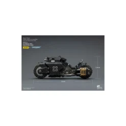JoyToy Space Marines - Raven Guard Raider-pattern Combat Bike with twin-linked bolt rifles 1/18 - Warhammer 40K