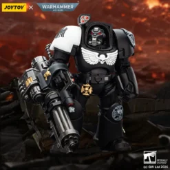 JoyToy Space Marines - Raven Guard - Terminator 3 with Power Fist and Assault Cannon 1/18 - Warhammer 40k