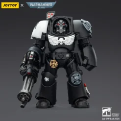 JoyToy Space Marines - Raven Guard - Terminator 3 with Power Fist and Assault Cannon 1/18 - Warhammer 40k