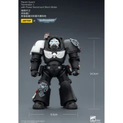 JoyToy Space Marines - Raven Guard - Terminator 1 with Power Sword and Storm Bolter 1/18 - Warhammer 40k