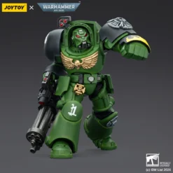 JoyToy Space Marines - Salamanders - Terminator 3 with Power Fist and Assault Cannon 1/18 - Warhammer 40k