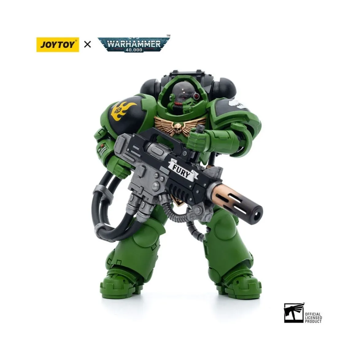 JoyToy Space Marines - Salamanders - Eradicator Sergeant Bragar 1/18 - Warhammer 40K