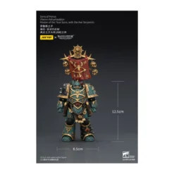 JoyToy Space Marines - Sons of Horus - Vheren Ashurhaddon Master of the True Sons with the Axe Serpentis 1/18 - The Horus Heresy