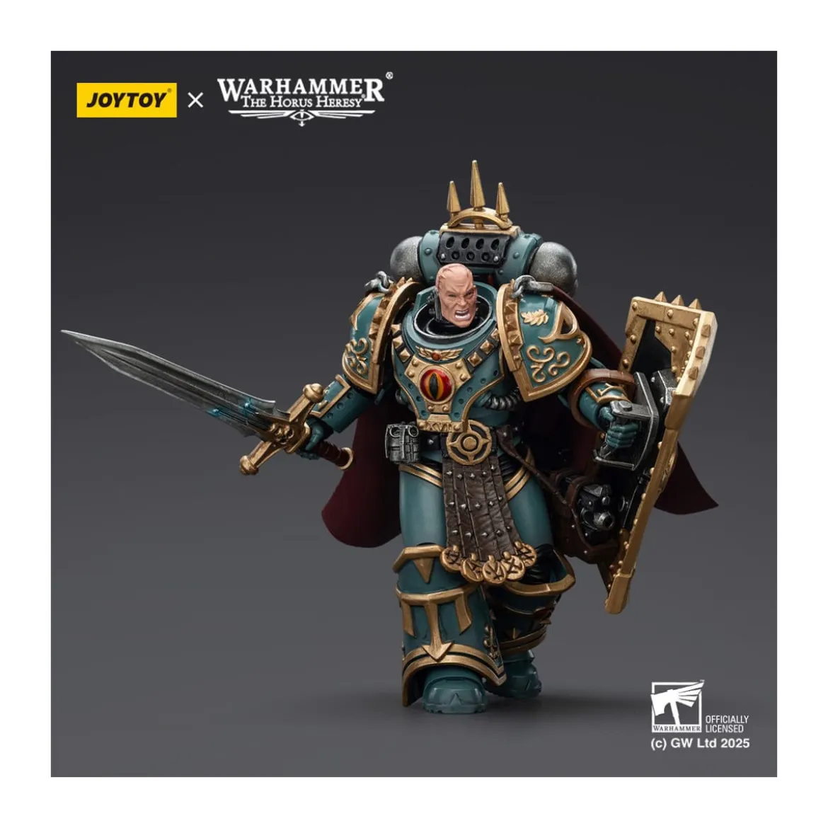 JoyToy Space Marines - Sons of Horus - Little Horus Aximand Captain of the 5th Company 1/18 - The Horus Heresy