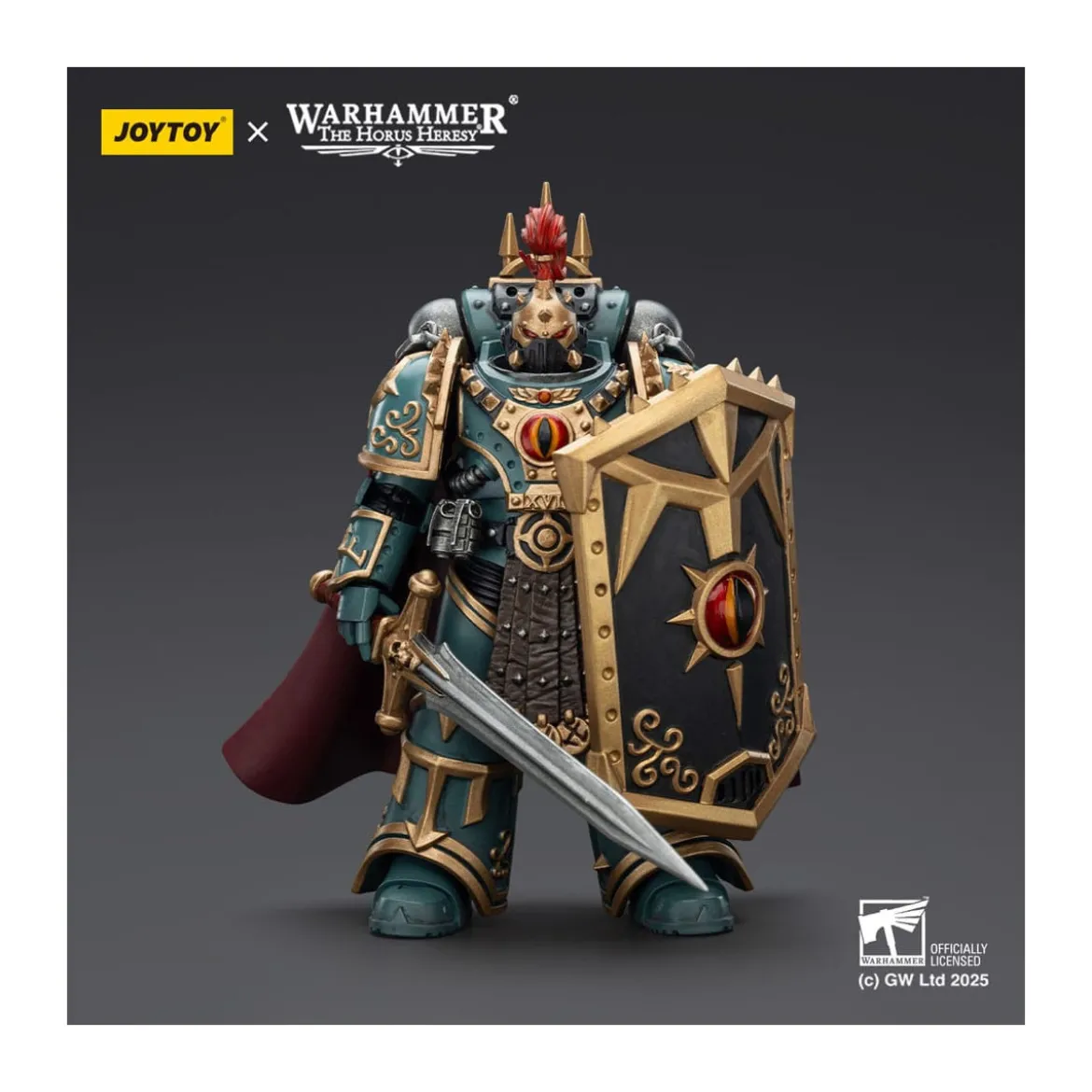 JoyToy Space Marines - Sons of Horus - Little Horus Aximand Captain of the 5th Company 1/18 - The Horus Heresy