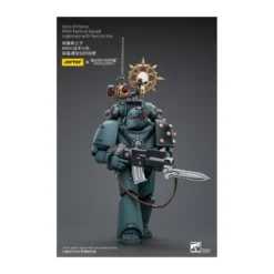 JoyToy Space marines - Sons of Horus - MKIV Tactical Squad Legionary with Legionary with Nuncio Vox 1/18 - Warhammer 40K