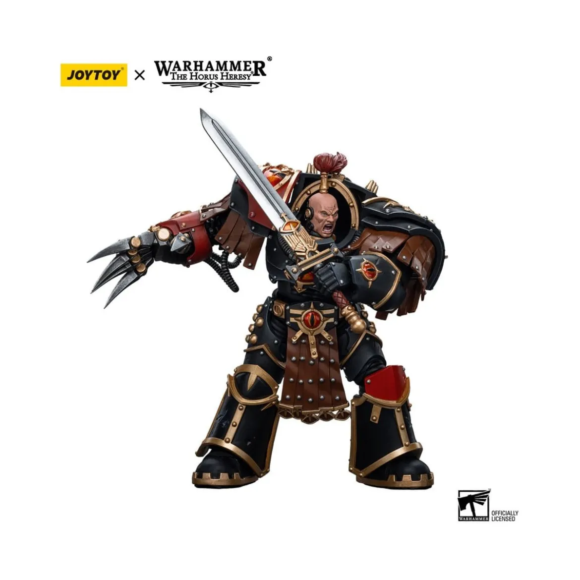JoyToy Space Marines - Sons of Horus - Ezekyle Abaddon First Captain of the XVlth Legion - 1/18 - Warhammer The Horus Heresy