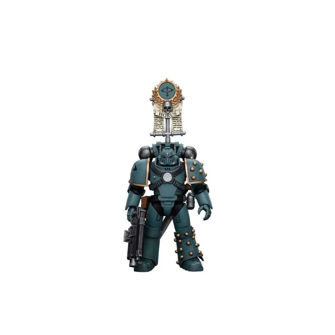 JoyToy Space marines - Sons of Horus - MKIV Tactical Squad Legionary with Legion Vexilla 1/18 - Warhammer 40K