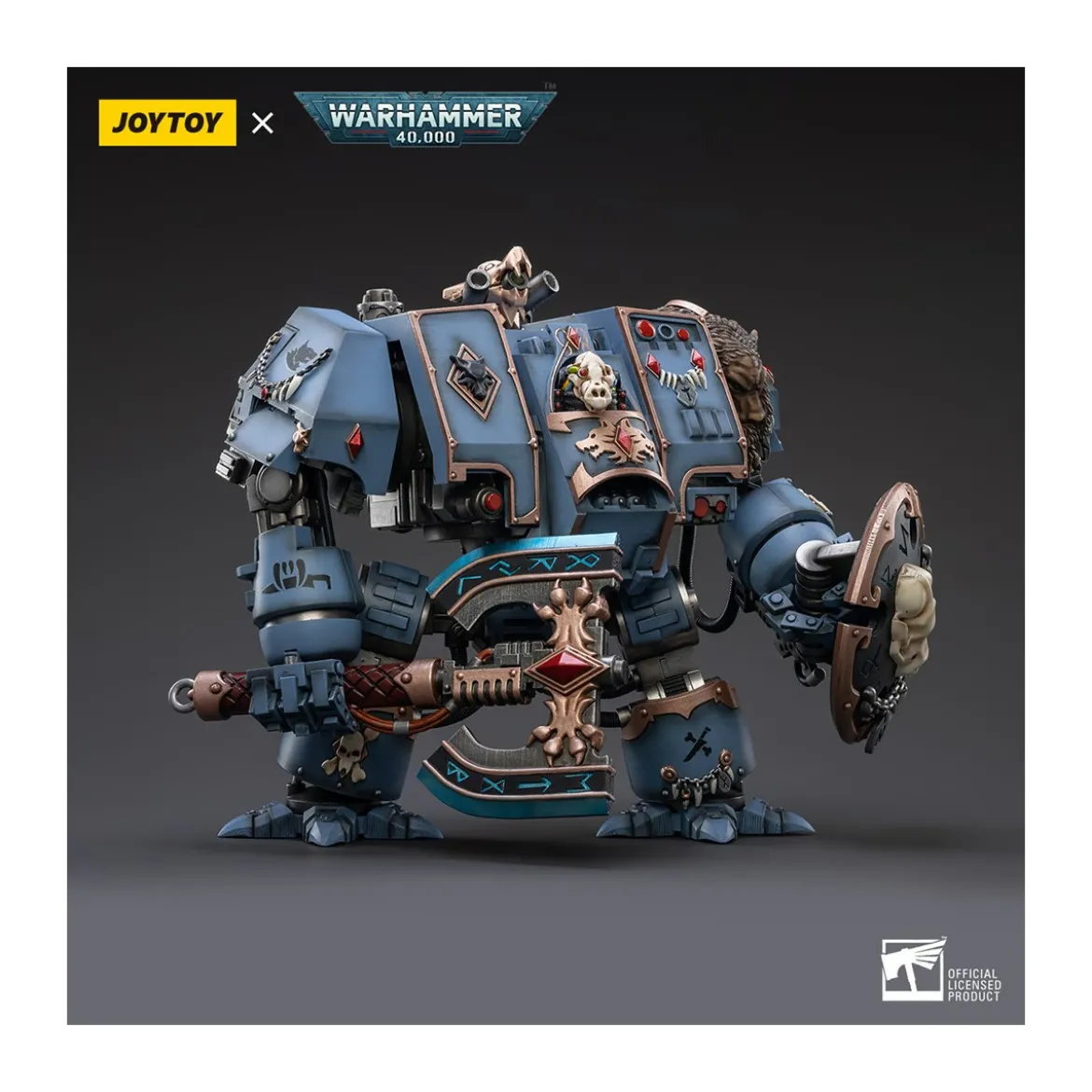 JoyToy - Space Marines - Space Wolves - Venerable Dreadnought Brother Hvor 1/18 - Warhammer 40K