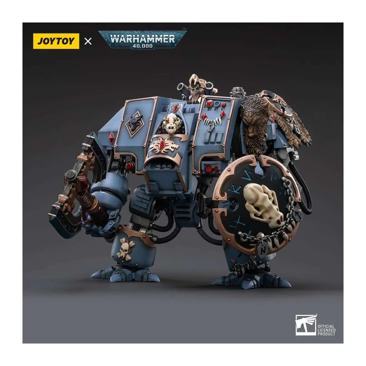 JoyToy - Space Marines - Space Wolves - Venerable Dreadnought Brother Hvor 1/18 - Warhammer 40K